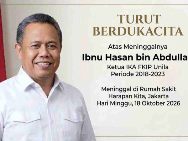 Ketua IKA FKIP Unila Periode 2018-2023 Meninggal Dunia
