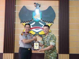 Danrem dan Kapolda Lampung Perkuat Sinergi TNI-Polri