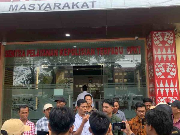 400 KK Laporkan Dugaan Mafia Tanah ke Polda Lampung