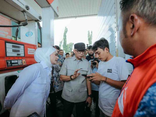 Gubernur Lampung Bersama Anggota DPR dan BPH Migas Sidak SPBU Candimas Natar